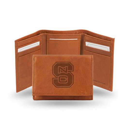 STR130201: NCAA STR Trifold Wallet, N Carolina State